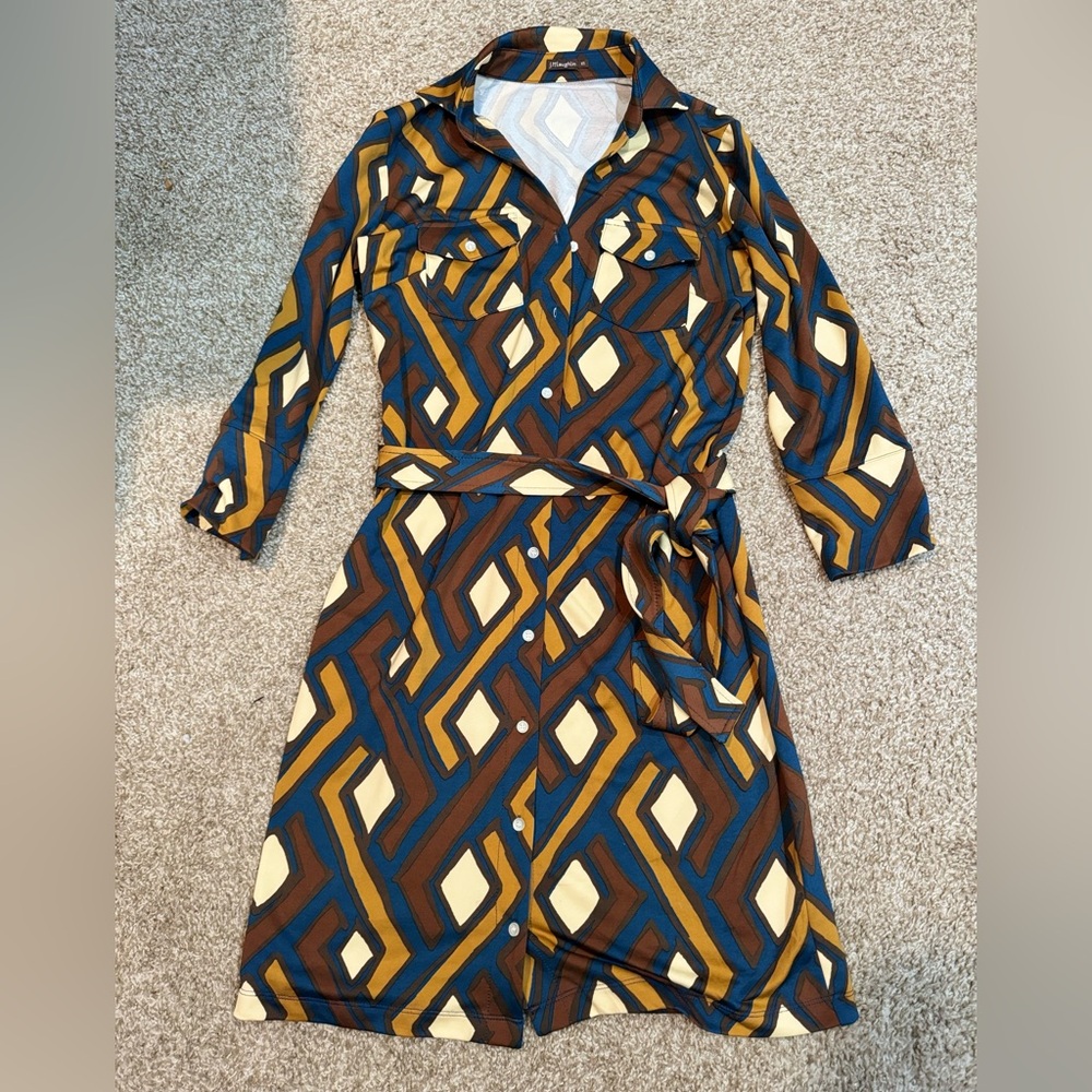 J. McLaughlin shirt style dress in XS